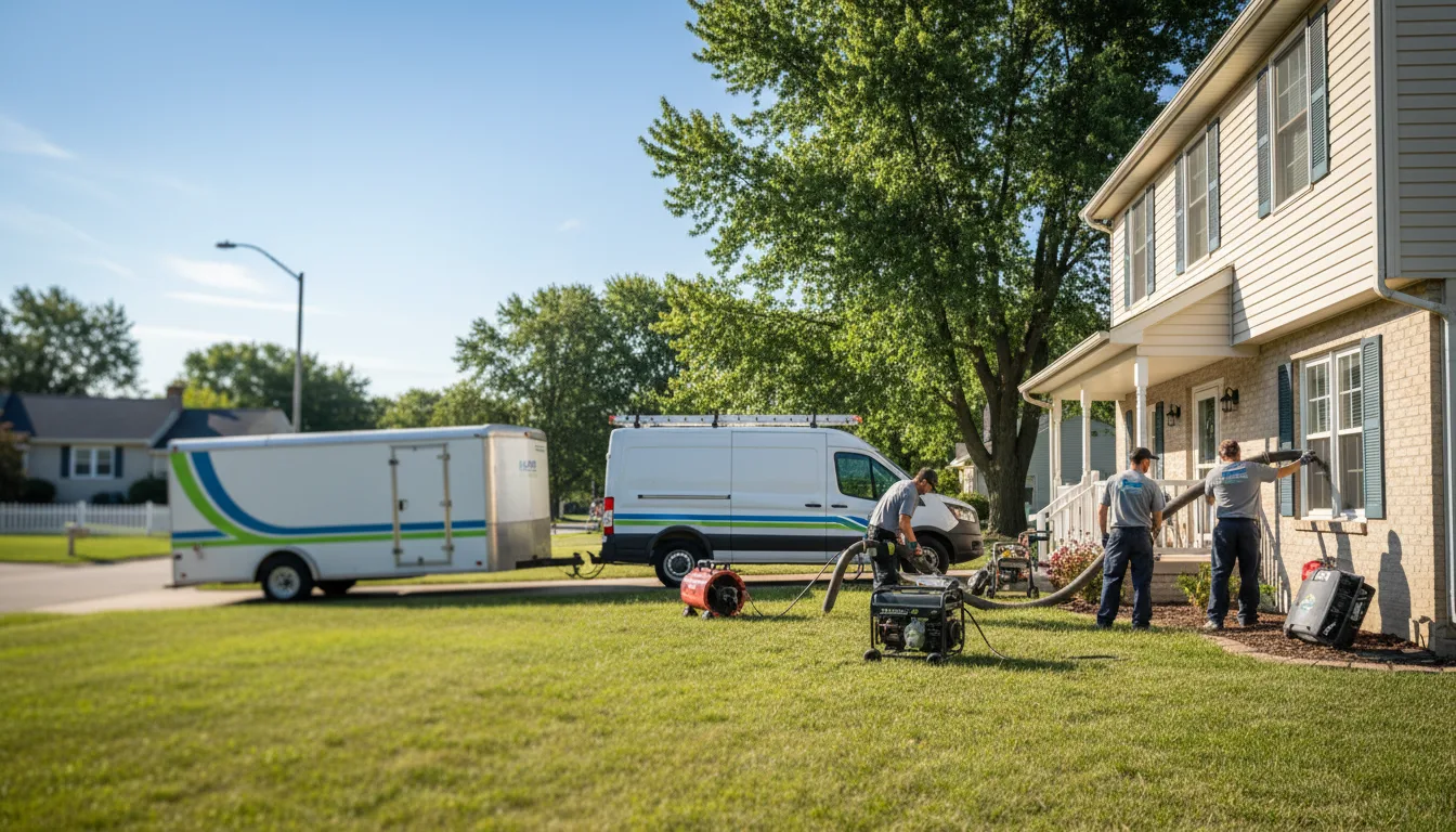Flooded Basement Restoration And Cleanup With Repair in Sterling, OH near me